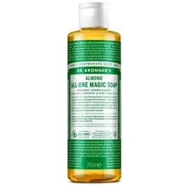 Dr. Bronner's Savon Liquide Amandes 240 ml - Certifié Bio et Commerce Equitable