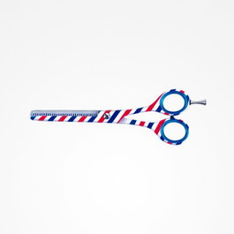 Zzmen Ciseaux de barbier pour ligne et effilage 5,5 pouces