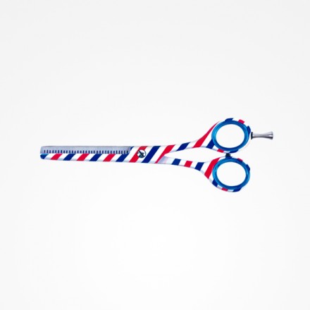 Zzmen Ciseaux de barbier pour ligne et effilage 5,5 pouces Zzmen Ciseaux de barbier pour ligne et effilage 5,5 pouces