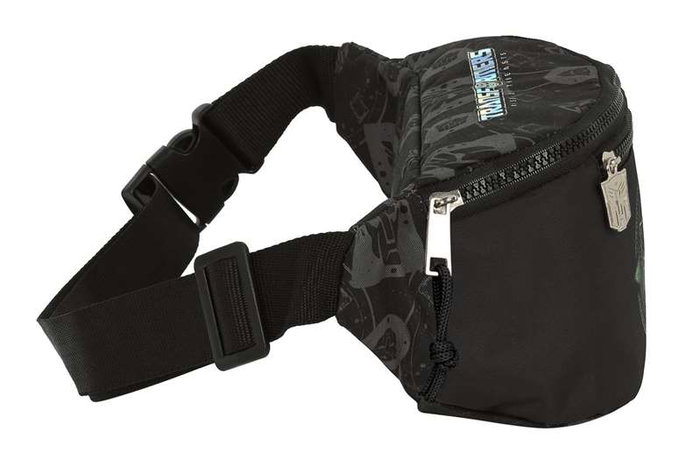Safta Sac banane Transformers, 23 * 12 * 9 cm, pour enfants à partir de 3 ans, en polyester, noir Safta Sac banane Transformers, 23 * 12 * 9 cm, pour enfants à partir de 3 ans, en polyester, noir
