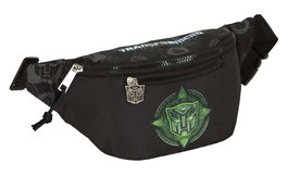 Safta Sac banane Transformers, 23 * 12 * 9 cm, pour enfants à partir de 3 ans, en polyester, noir