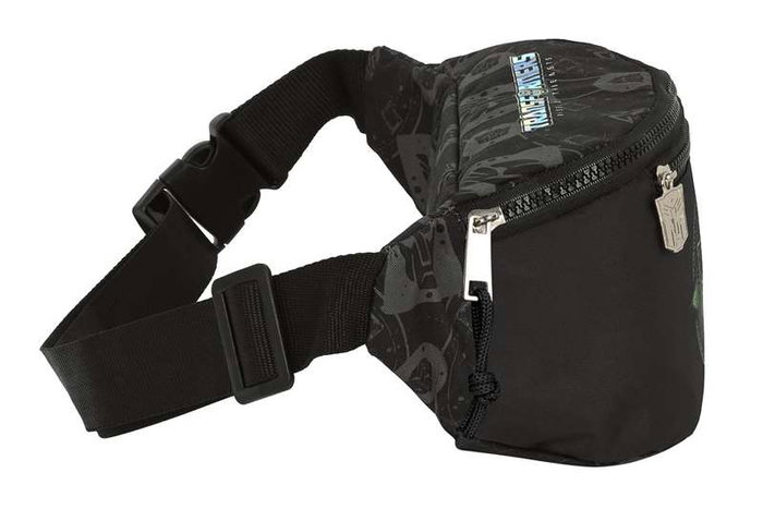 Safta Sac banane Transformers, 23 * 12 * 9 cm, pour enfants à partir de 3 ans, en polyester, noir Safta Sac banane Transformers, 23 * 12 * 9 cm, pour enfants à partir de 3 ans, en polyester, noir