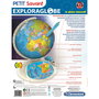Clementoni Exploraglobe - Globe terrestre interactif éducatif avec stylo et quiz - 500 questions - Pour enfants dès 7 ans