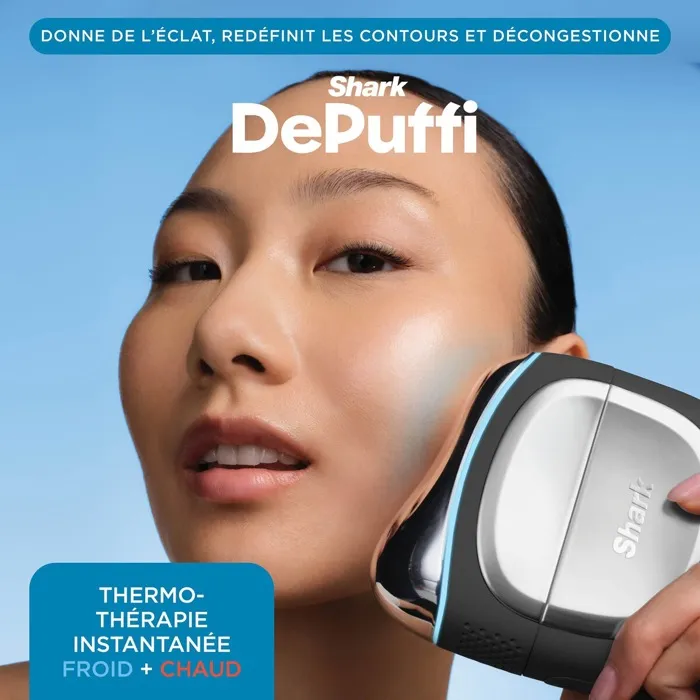 Shark DePuffi FH220EU Appareil de thermothérapie pour le visage et le contour des yeux Shark DePuffi FH220EU Appareil de thermothérapie pour le visage et le contour des yeux