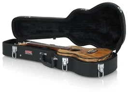 Gator Étui en bois pour ukulélé tenor - Noir