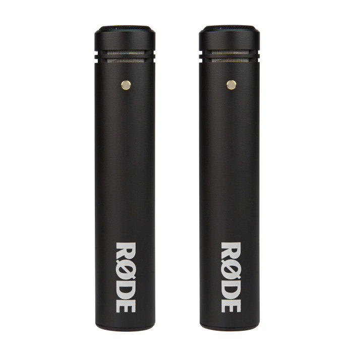 RODE M5 Matched Pair Paire calibrée de microphones condensateur cardioïdes 1/2" avec membrane dorée RODE M5 Matched Pair Paire calibrée de microphones condensateur cardioïdes 1/2" avec membrane dorée