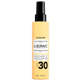 Lierac - Lait Solaire Fondant Haute Protection SPF30 150 ml - Texture Invisible et Parfum envoûtant - Pour Tous Types de Peau