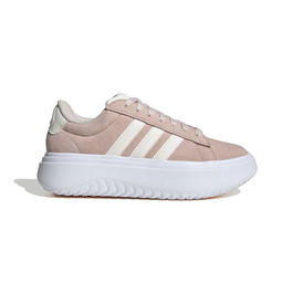 Baskets Casual pour Femme Adidas Grand Court Platform Suede Rose clair 30
