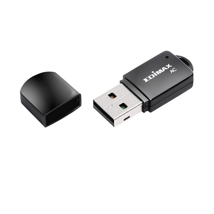 Edimax EW-7811UTC Adaptateur Wi-Fi USB Nano AC600 Double Bande 2.4GHz 150Mbps 5GHz 433Mbps Edimax EW-7811UTC Adaptateur Wi-Fi USB Nano AC600 Double Bande 2.4GHz 150Mbps 5GHz 433Mbps