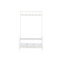 Porte-manteaux avec étagères Home ESPRIT Blanc Métal Loft 110 x 36 x 186 cm