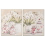 Toile Home ESPRIT Blanc Rouge Oriental Vase 80 x 4,5 x 100 cm (2 Unités)