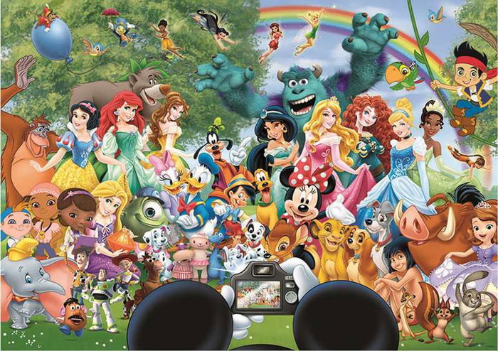 Educa Puzzle 1000 pièces Le Monde Merveilleux de Disney II - Version espagnole/anglaise