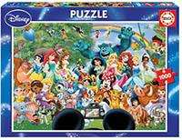 Educa Puzzle 1000 pièces Le Monde Merveilleux de Disney II - Version espagnole/anglaise