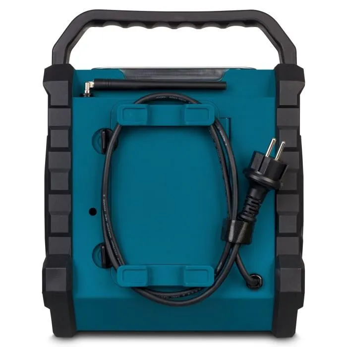 Medion Radio portable avec Bluetooth 5.3 et tuner DAB+/FM - Écran couleur - IP54 résistant à l'eau et à la poussière - 30 W RMS - Batterie longue autonomie et fonction powerbank