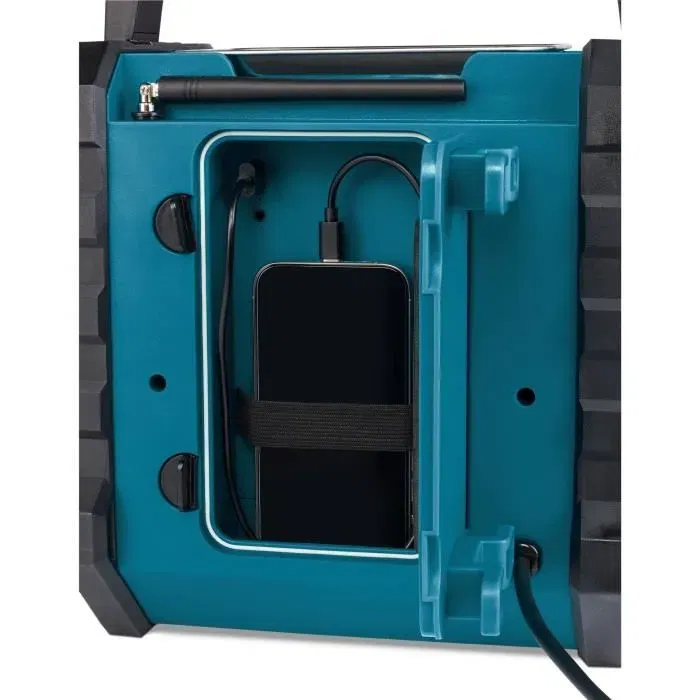 Medion Radio portable avec Bluetooth 5.3 et tuner DAB+/FM - Écran couleur - IP54 résistant à l'eau et à la poussière - 30 W RMS - Batterie longue autonomie et fonction powerbank