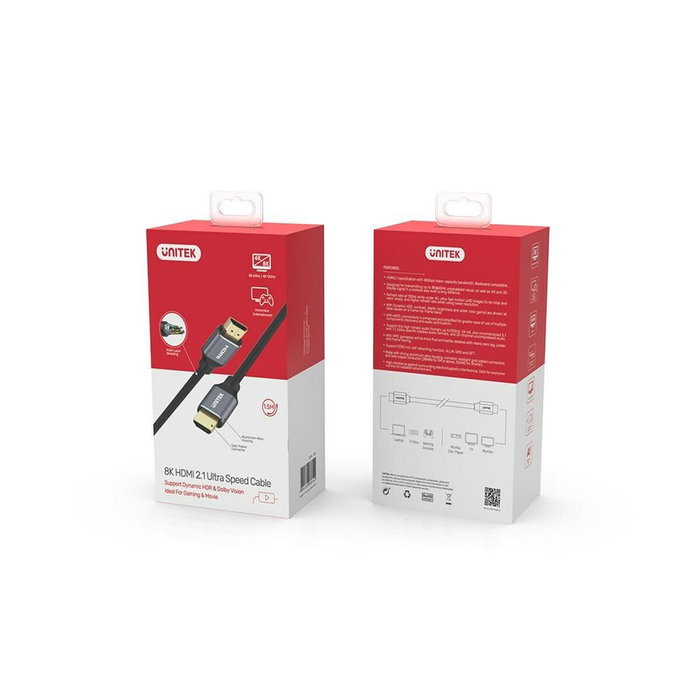 Unitek Câble HDMI C139W 3 m Unitek Câble HDMI C139W 3 m