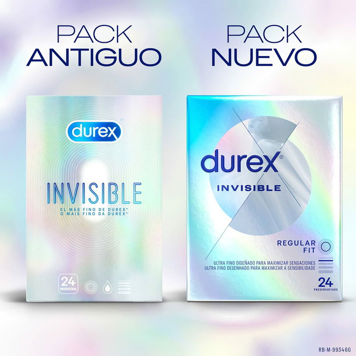 Durex Préservatifs INVISIBLE extra sensibles, 24 unités Durex Préservatifs INVISIBLE extra sensibles, 24 unités
