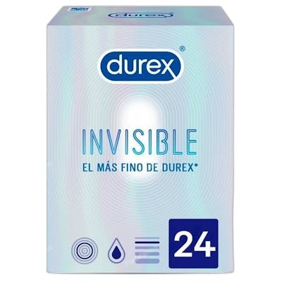 Durex Préservatifs INVISIBLE extra sensibles, 24 unités Durex Préservatifs INVISIBLE extra sensibles, 24 unités