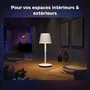 Philips Hue Lampe à poser portable Blanche Belle, Blanc et Couleur Ambiance, Compatible Bluetooth, Alexa, Google Assistant, Apple HomeKit
