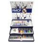 Real Madrid - Mallette d'activités pour enfants avec jouets et accessoires - Dimensions: 26.2 x 13.7 x 9.5 cm