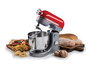 Ariete 1589/00 Robot de Cuisine 5,5 L 1600 W avec Bol Inox et Accessoires - Compact et Puissant, Rouge
