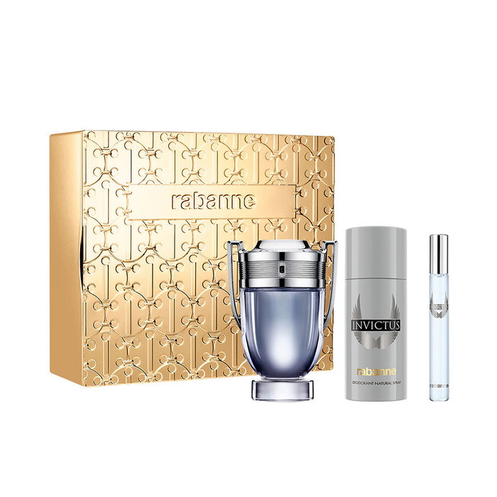 Rabanne Coffret Invictus Eau de Toilette 3 pièces pour Homme Rabanne Coffret Invictus Eau de Toilette 3 pièces pour Homme