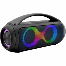 Inovalley SETGHETTO Enceinte Karaoké Bluetooth Lumineuse Noir