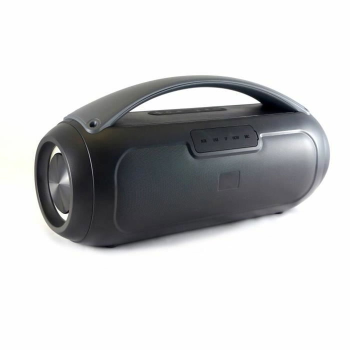 Inovalley SETGHETTO Enceinte Karaoké Bluetooth Lumineuse Noir