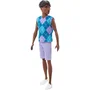 Barbie Ken Fashionista JJN67 - Polo à carreaux et look tendance