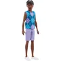 Barbie Ken Fashionista JJN67 - Polo à carreaux et look tendance