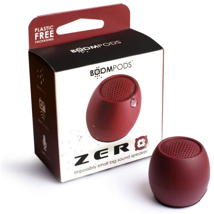 Boompods Zero Burgundy Boompods Zero Burgundy