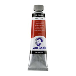 Van Gogh Peinture à l'huile Rouge Oxyde Transparent 378, 40 ml