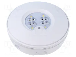 EATON ELECTRIC Grille d'éclairage d'avertissement LED RoundTech blanche IP65