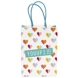 Party Time Sac cadeau en papier 15x8x21 cm motifs assortis