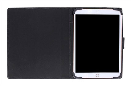 Elbe FU-001 - Housse universale pour tablette 9" à 10.8" - Fermeture magnétique - Tissu PU - Bleu Classic