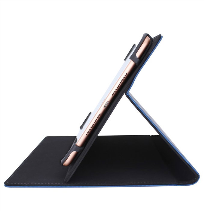 Elbe FU-001 - Housse universale pour tablette 9" à 10.8" - Fermeture magnétique - Tissu PU - Bleu Classic