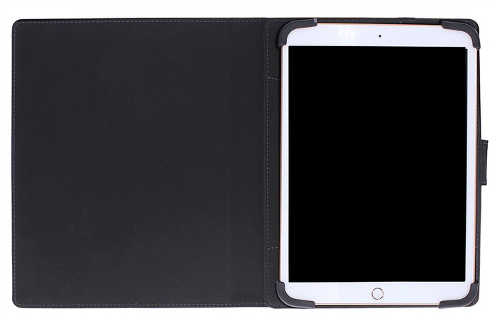 Elbe FU-001 - Housse universale pour tablette 9" à 10.8" - Fermeture magnétique - Tissu PU - Bleu Classic