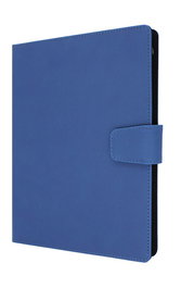 Elbe FU-001 - Housse universale pour tablette 9" à 10.8" - Fermeture magnétique - Tissu PU - Bleu Classic