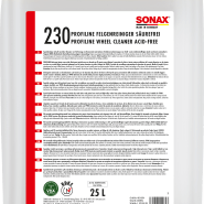 Sonax SX02307050 Nettoyant Énergique Pour Jantes En Alliage Léger Et En Acier