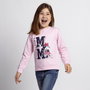 Sweat-shirt sans capuche fille Minnie Mouse Rose
