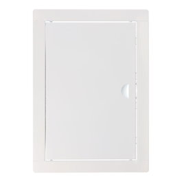 Edm Tapa de registro rectangulaire encastrable acier 20x30cm blanc