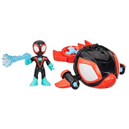 Hasbro Spidey and His Amazing Friends Delfín Ciclónico et Miles Spin Morales