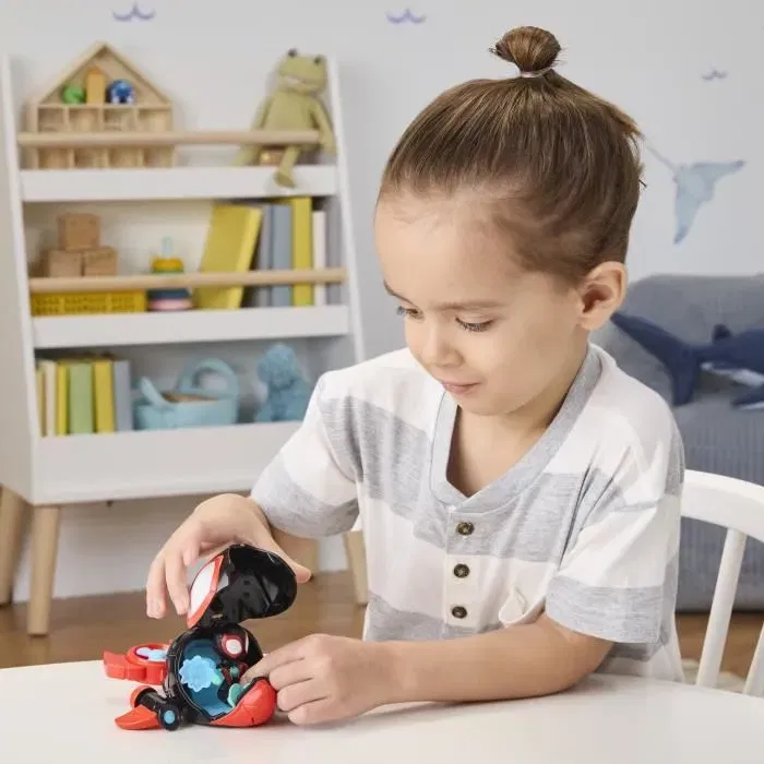 Hasbro Figurine et Véhicule Miles Morales Water-Webs Dauphin Filant Marvel Spidey et Ses Amis Extraordinaires Jouet pour Enfants dès 4 Ans