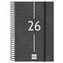 Agenda Finocam YEAR Noir 11,7 x 18,1 cm 2026