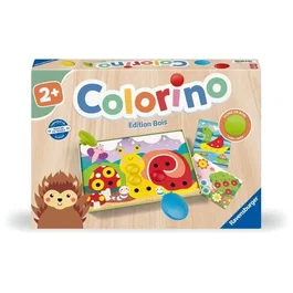 Ravensburger Colorino - Jeu éducatif avec pions en bois pour développer la créativité des enfants dès 2 ans - Édition Bois