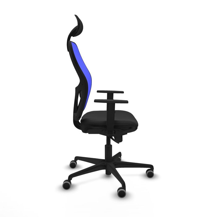 Piqueras y Crespo Chaise de Bureau avec Appui-tête 1D036G1 Noir