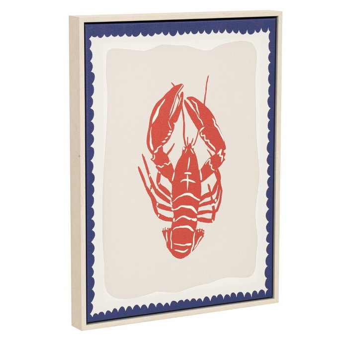 Home ESPRIT Toile Moderne Méditerranéen Doré, 30 x 2,5 x 40 cm (4 Unités)