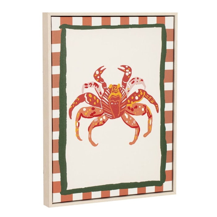 Home ESPRIT Toile Moderne Méditerranéen Doré, 30 x 2,5 x 40 cm (4 Unités)