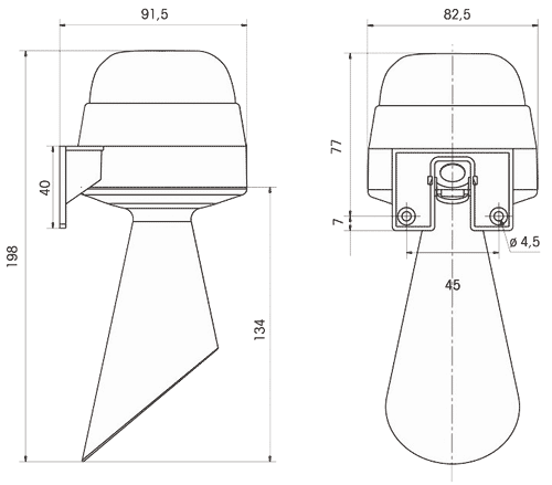 WERMA Sirène sonore 230VAC 98dB IP65