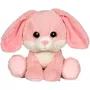 Gipsy Toys Puppy Eyes Pets - Peluche Lapin Rose, Ultra Douce, Grands Yeux Expressifs, 40 cm
